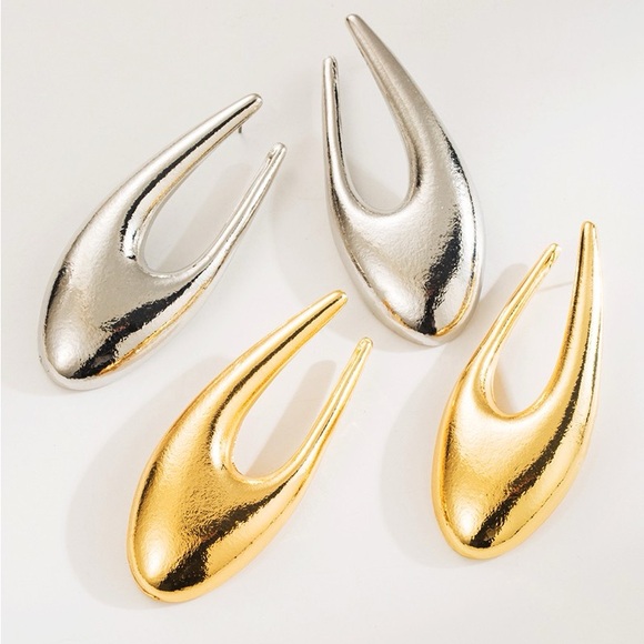 🆕 U large drop earrings - Picture 7 of 12
